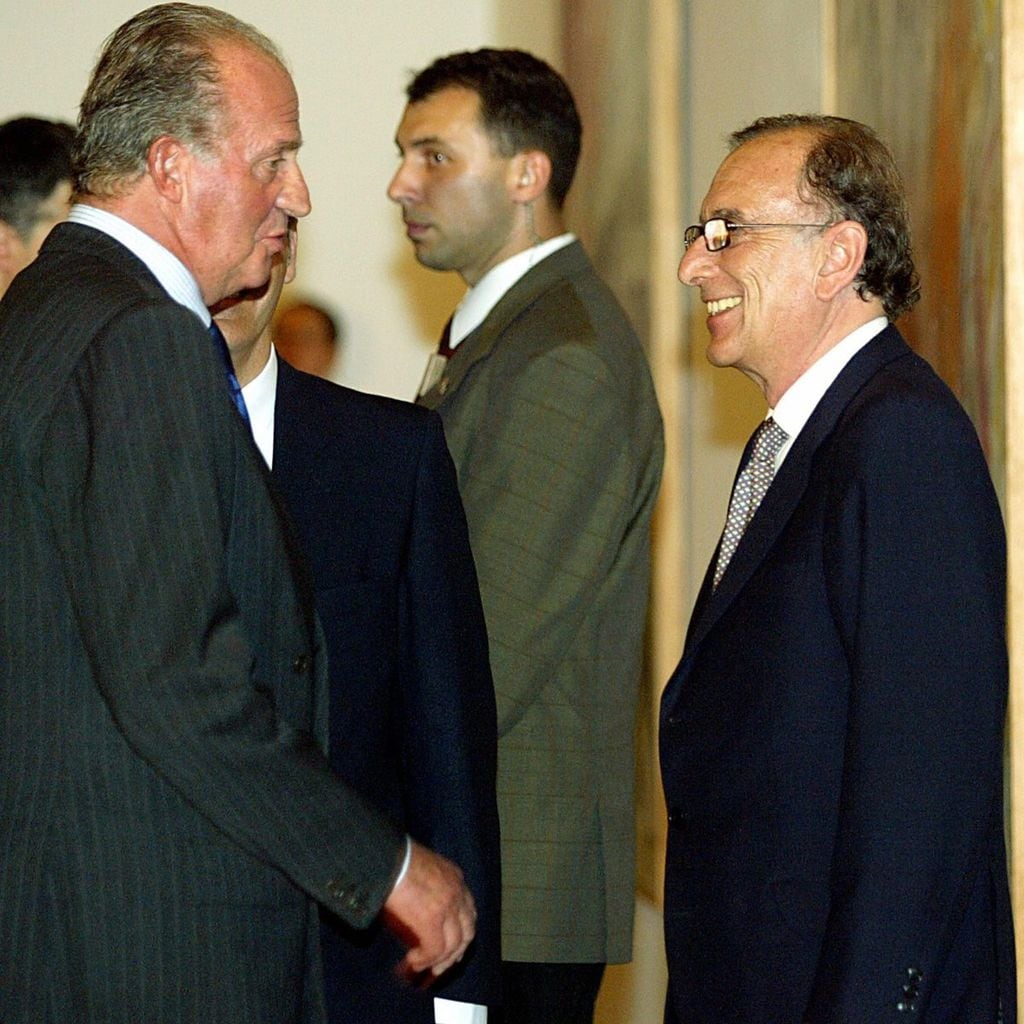 El rey Juan Carlos con Manuel Salinas