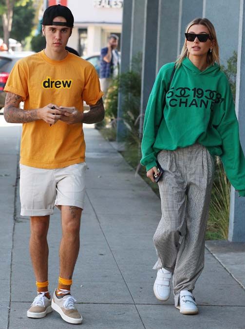 Hailey Baldwin y Justin Bieber