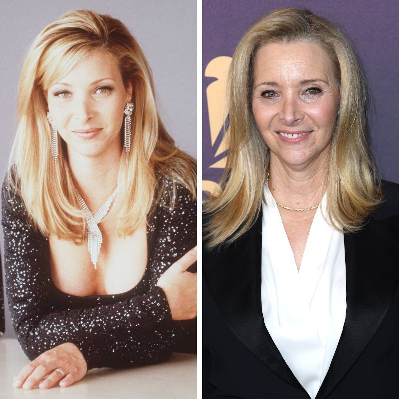 Lisa Kudrow en 1996 y en 2024