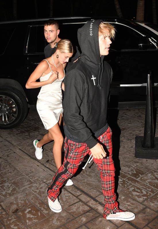 Hailey Baldwin y Justin Bieber