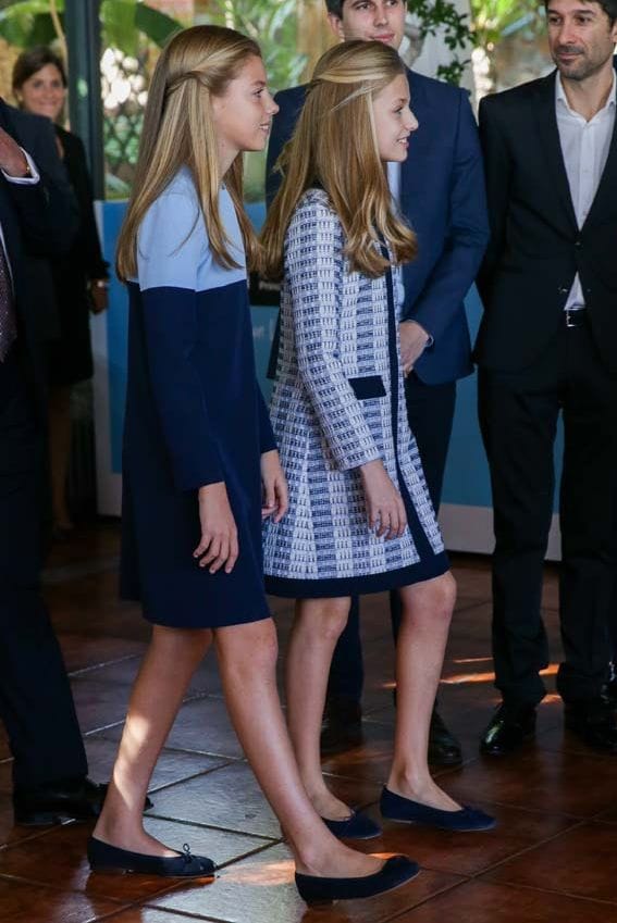 Los Reyes, la princesa Leonor y la infanta Sofía en los Premios Princesa de Girona