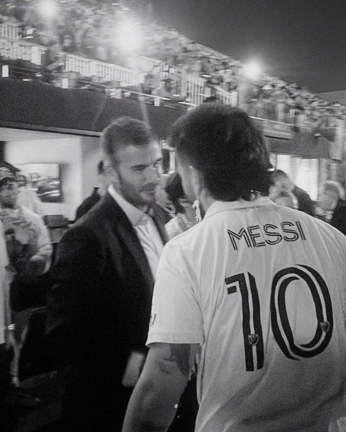 Camilo y David Beckham