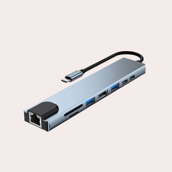 smartek adaptador hub usb c multipuerto