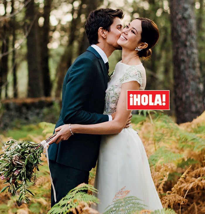 En ¡HOLA!: Entramos en la mágica boda de la actriz Dafne Fernández