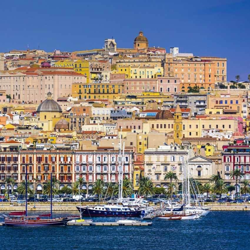 Panorámica de Cagliari.