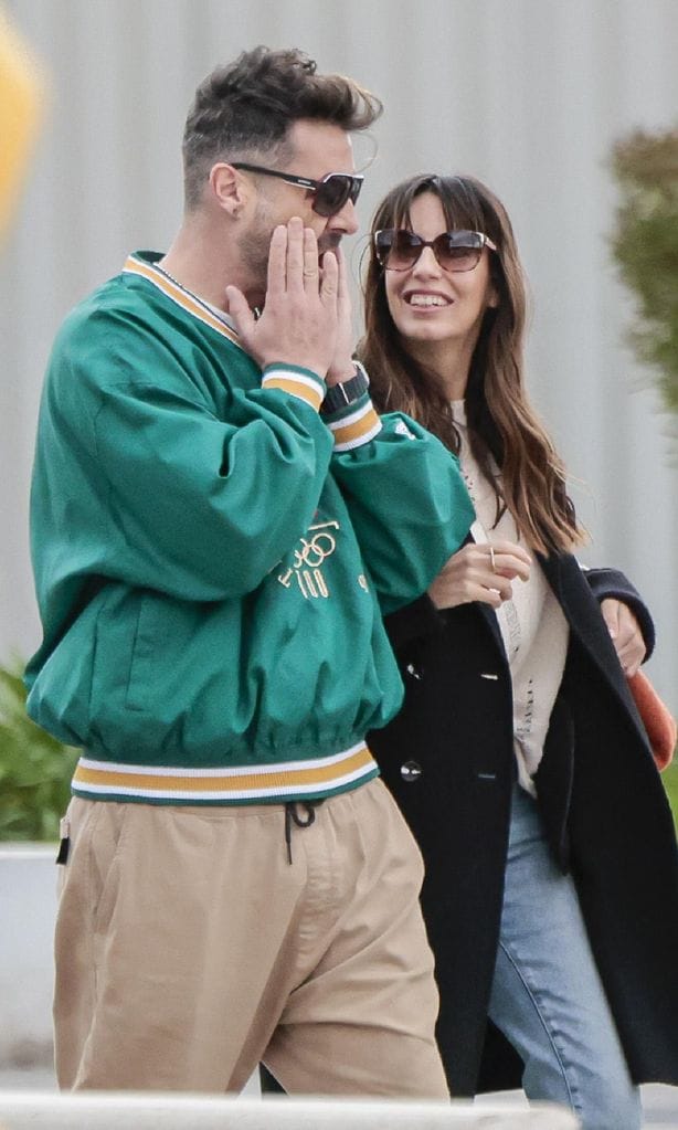 Almudena Cid junto a su pareja, Gerardo Berodia