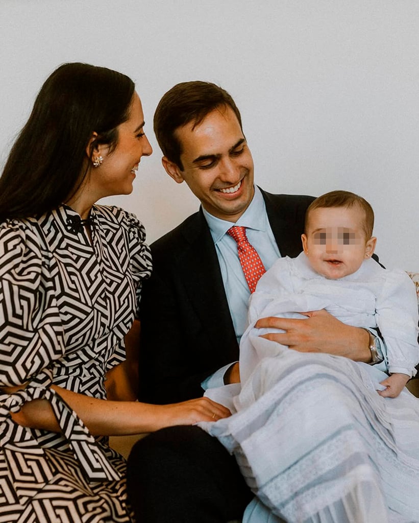 Lorenzo Diaz y Paloma de la Hoz con su hija Manuela