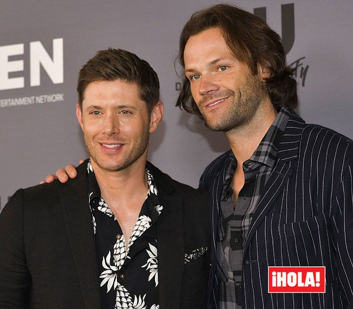 Imagen de Jared Padalecki junto a su amigo y compañero Jensen Aknes