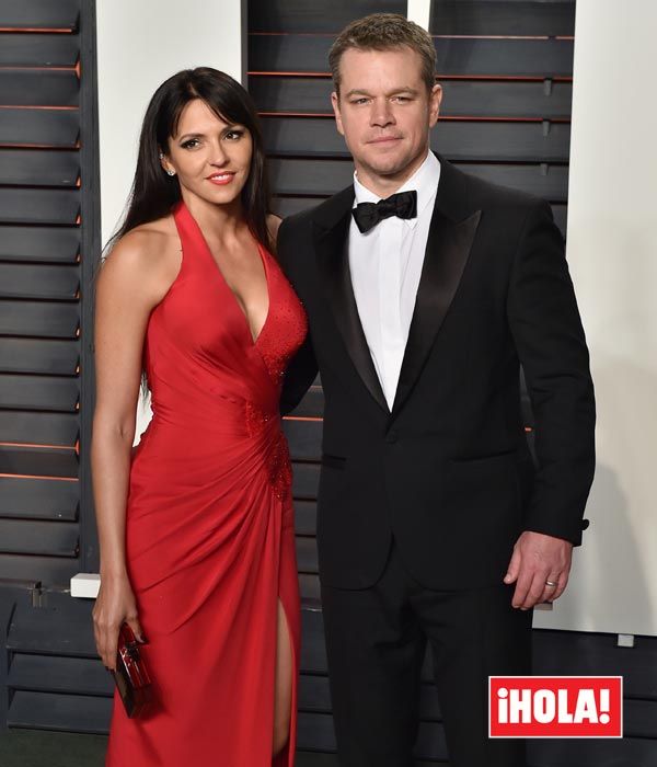 El actor Matt Damon lleva once años casado con la argentina Luciana Barroso
