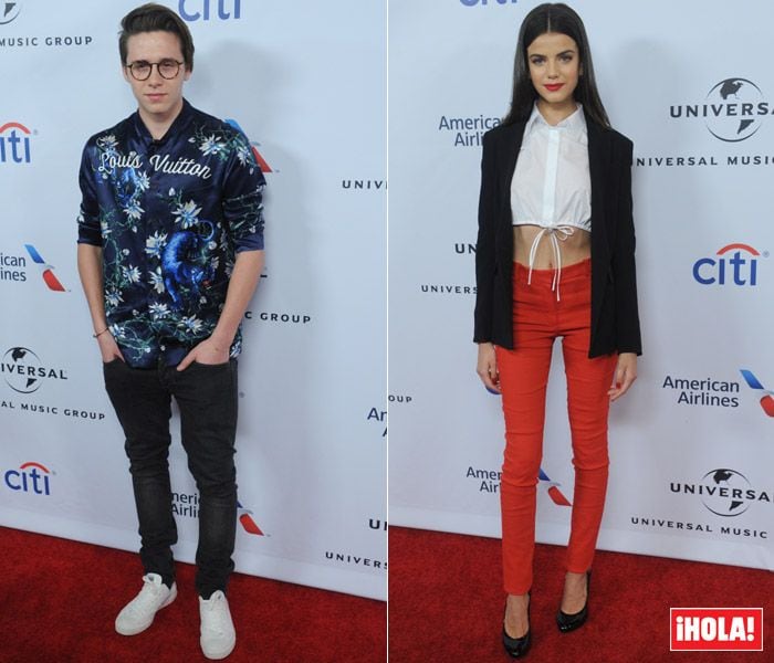 Sonia Ben Ammar y Brooklyn Beckham estuvieron, una semana antes del cumpleaños de ella, en la misma fiesta que tuvo lugar en Los Ángeles después de los Grammy. Sin embargo, posaron por separado
