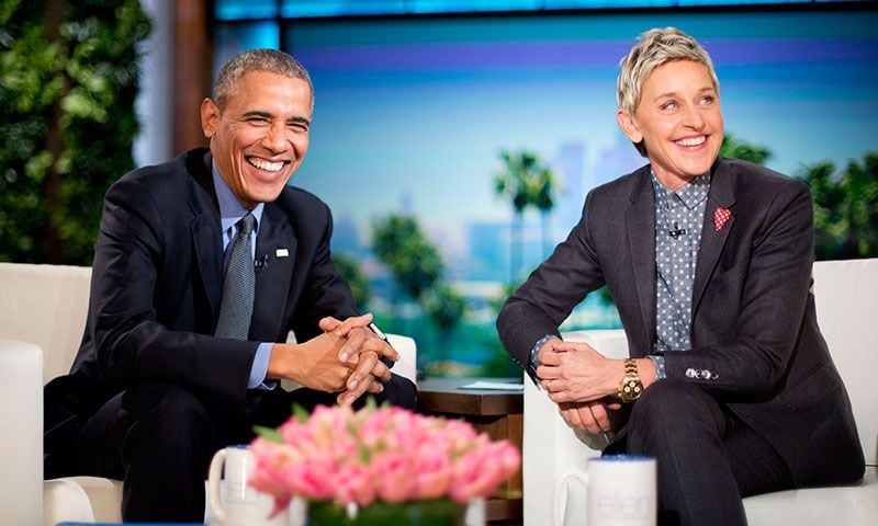 The Ellen DeGeneres Show con Obama