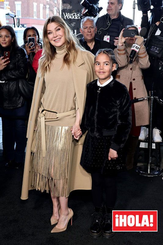 Ellen Pompeo con su hija Sienna