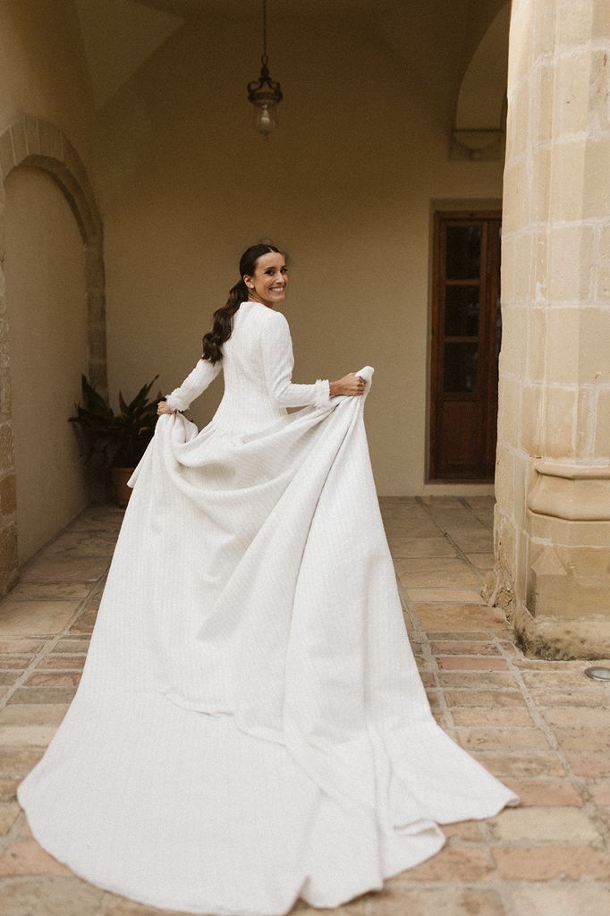 Vestido de novia diseñado por Isabel Hervás