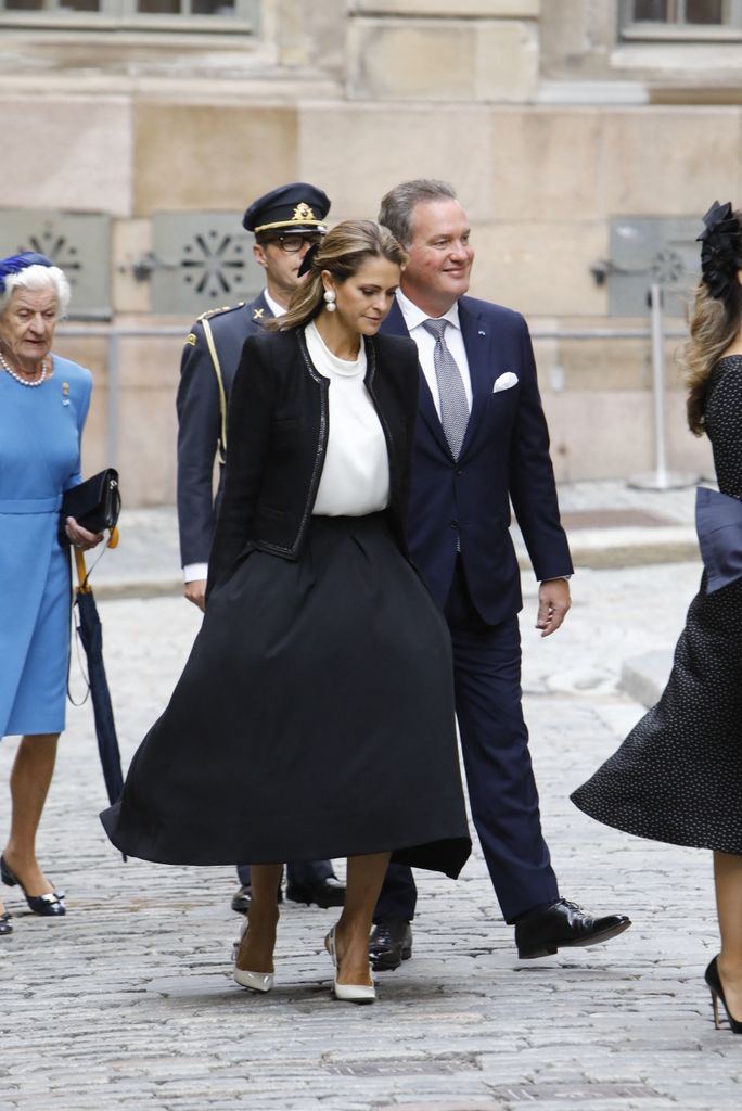 Magdalena de Suecia en la apertura del Parlamento