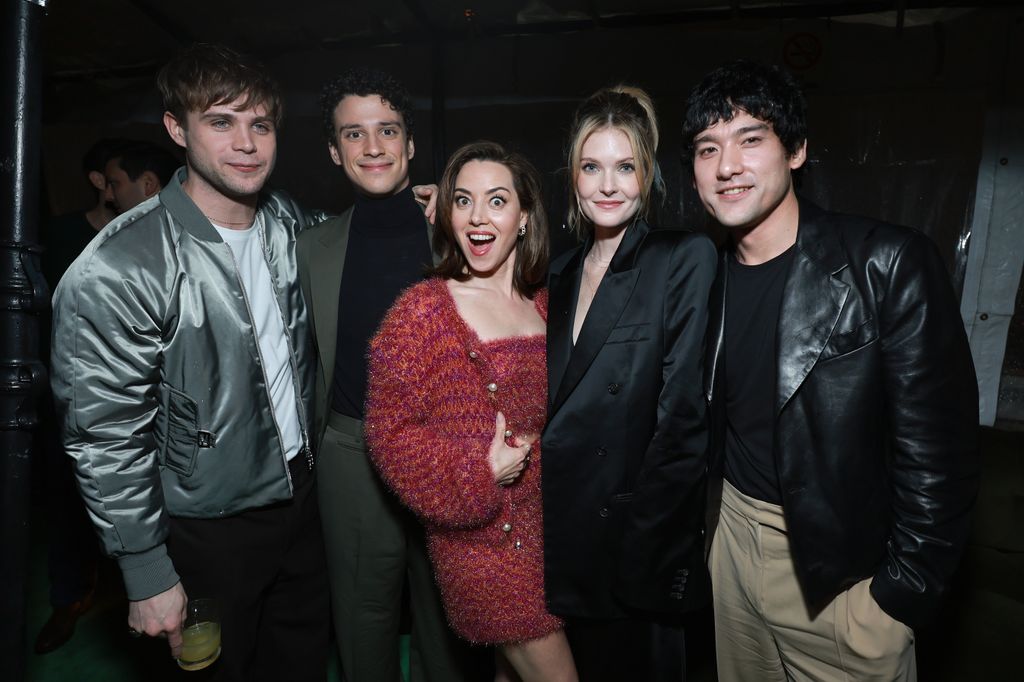 Leo Woodall, Adam DiMarco, Aubrey Plaza, Meghann Fahy, and Will Sharpe attend W Magazine's Annual Best Performances Party at Chateau Marmont on February 24, 2023 in Los Angeles, California. (Photo by Matt Winkelmeyer/Getty Images for W Magazine )