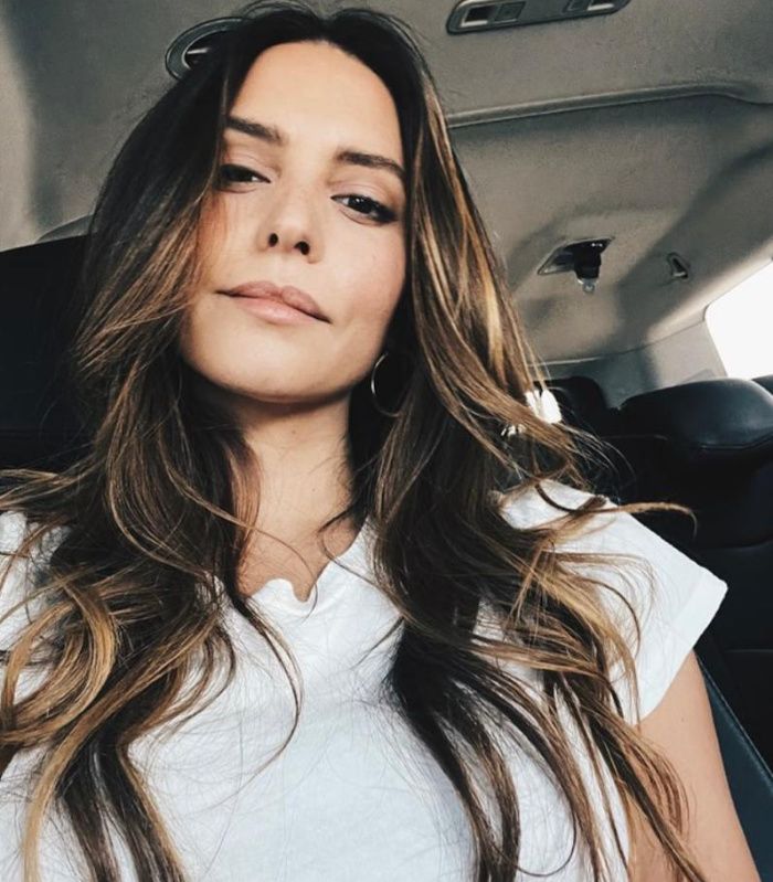 Génesis Rodríguez: selfie en el coche