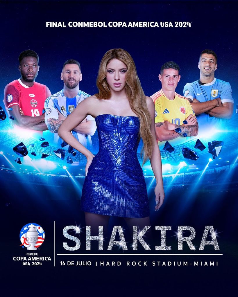 Shakira cantará en la final de la Copa América