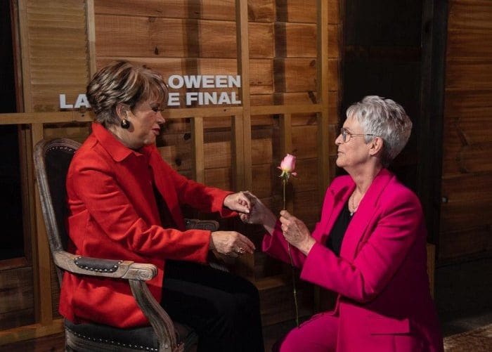 Lolita Ayala y Jamie Lee Curtis en México