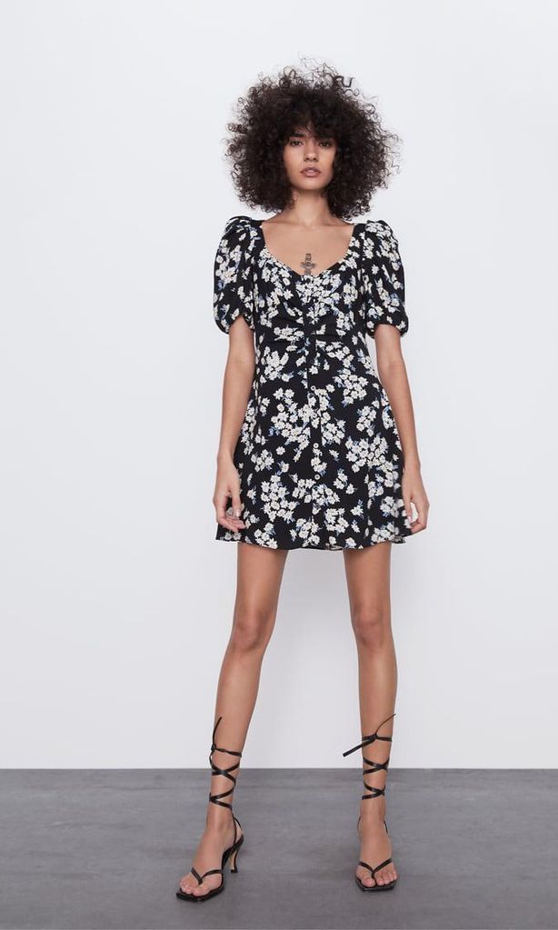 7 vestidos con margaritas daisy print dress de zara