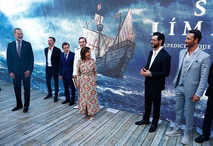 El rey Felipe en el estreno de 'Sin límites'