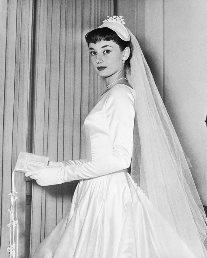 Los vestidos de novia de Audrey Hepburn