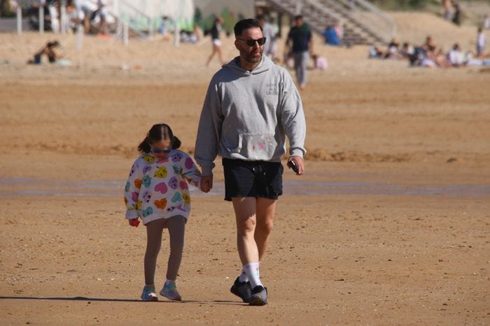 Adriana Abenia, de vacaciones en Cádiz con su familia