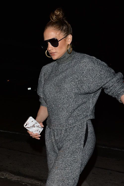 Jennifer Lopez en una salida por Nueva York