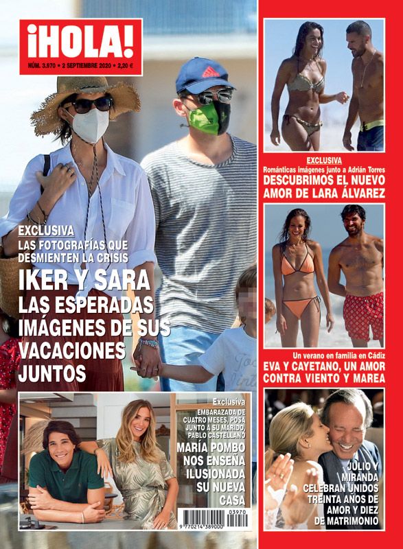 Portada de ¡HOLA! con Iker Casillas y Sara Carbonero