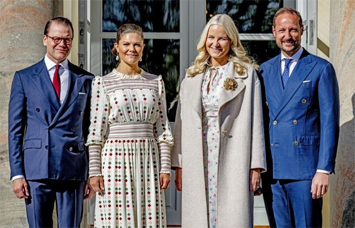 Haakon y Mette Marit de Noruega visitan Suecia