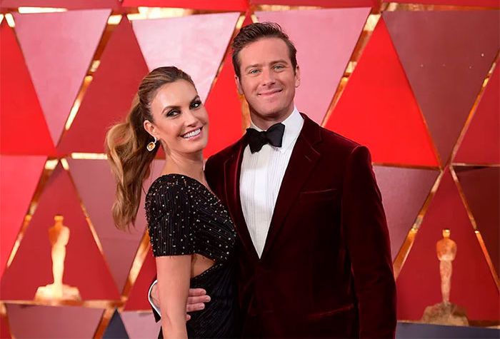 Armie Hammer y su exmujer Elizabeth Chambers