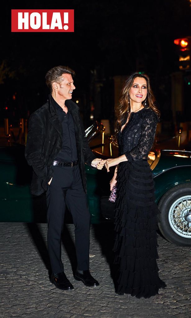 Paloma Cuevas y Luis Miguel en París