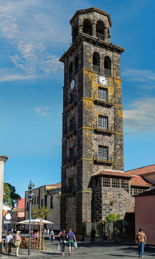 torre de la iglesia de la concepcion en san cristobal de la laguna tenerife