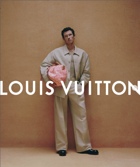 Callum Turner para Louis Vuitton Primavera/Verano 2025 por Pharrell Williams.