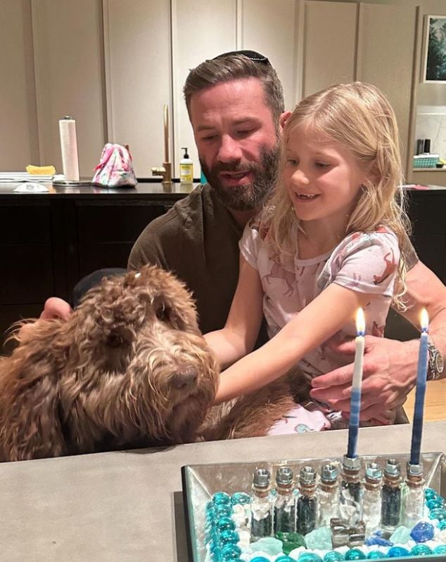 Julian Edelman y su hija Lily