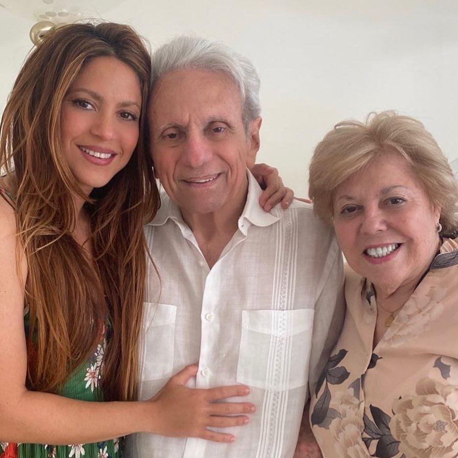 Shakira y su papá