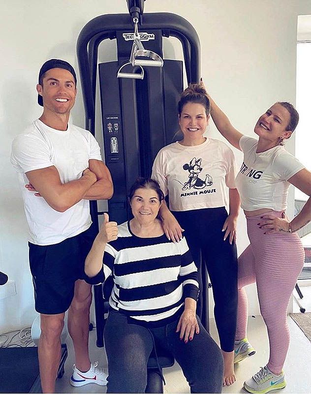 Deporte en familia, la mejor terapia de la madre de Cristiano Ronaldo para recuperarse en casa 