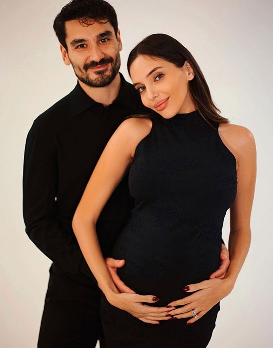 Ilkay Gündogan y su esposa Sara