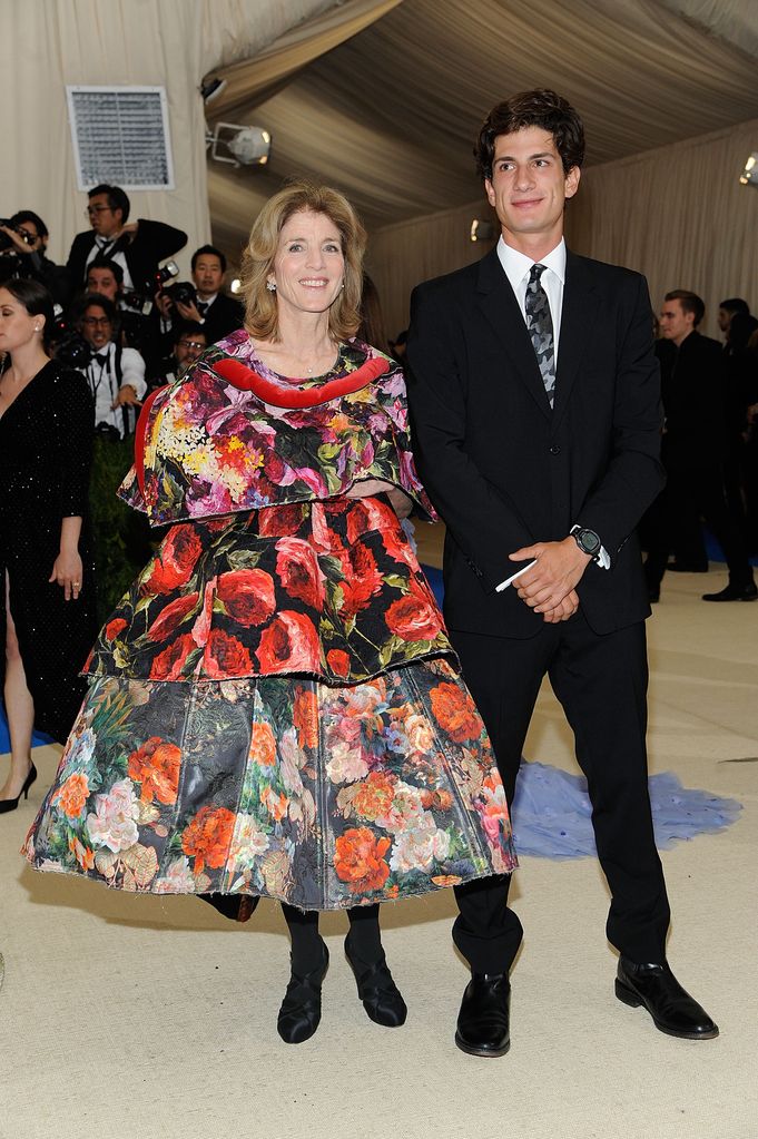 NEW YORK, NY - MAY 01:  Caroline Kennedy and Jack Schlossberg attend "Rei Kawakubo/Comme des Garcons: Art Of The In-Between" Costume Institute Gala - Arrivals at Metropolitan Museum of Art on May 1, 2017 in New York City.  (Photo by Rabbani and Solimene Photography/Getty Images)