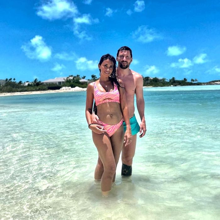 Antonela Roccuzzo y Leo Messi