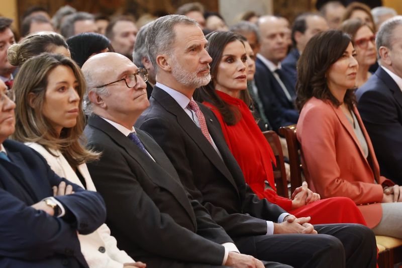 Los Reyes en el Palacio de El Pardo