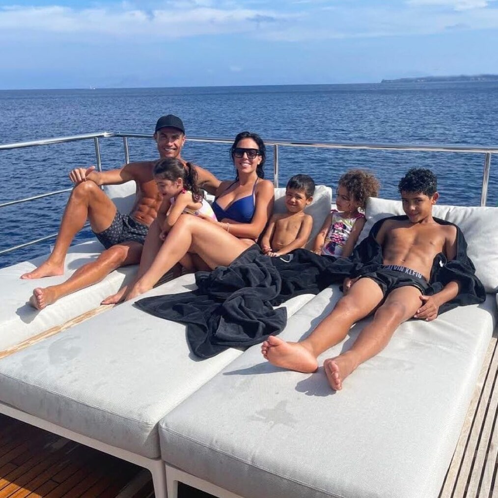 Cristiano Ronaldo summer 2021 family vacation