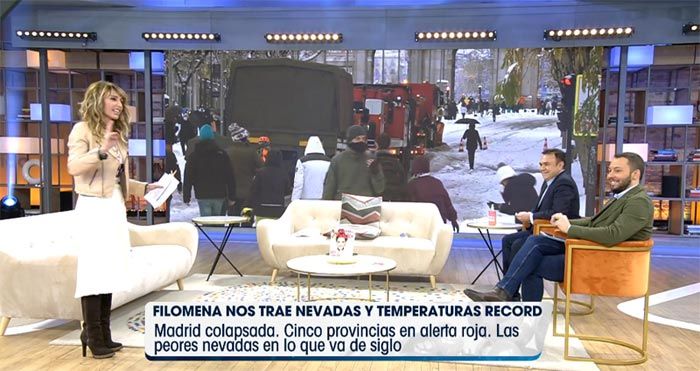 Una semana marcada por la nieve: de los Reyes a los presentadores de televisión, todos han modificado su agenda