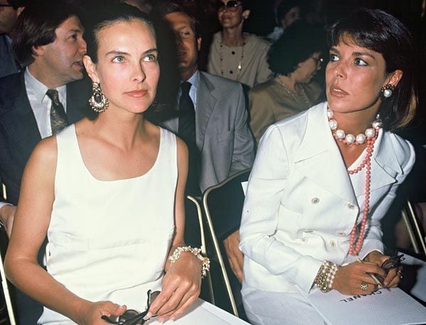 Carole Bouquet en el desfile de Alta Costura de Chanel