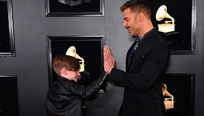 Ricky Martin y su hijo 