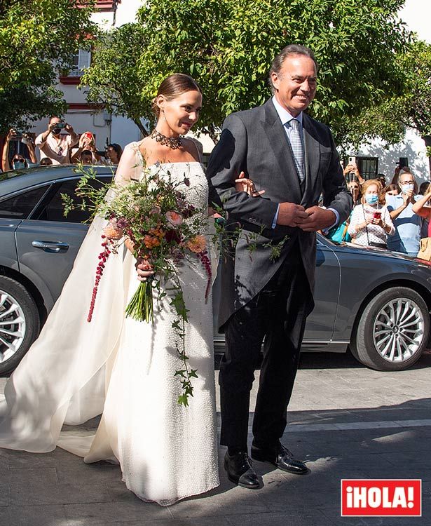 claudia y bertin osborne en la boda