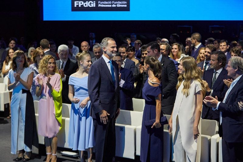 Los Reyes en la ceremonia de entrega de premios de la Fundación Princesa de Leonor