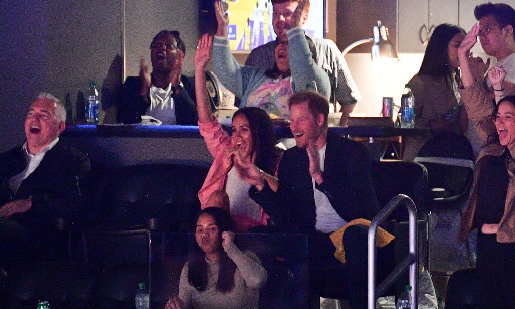 Meghan and Harry attended the Los Angeles Lakers game on April 24