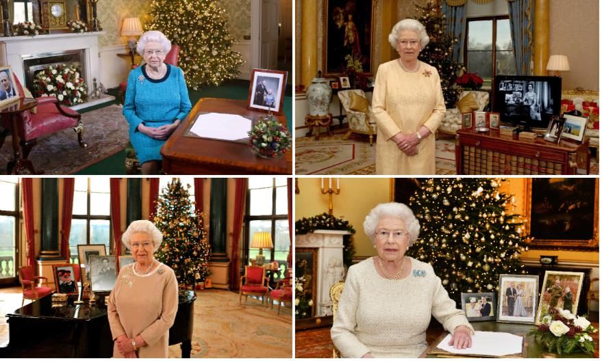 queen elizabeth at buckingham palace