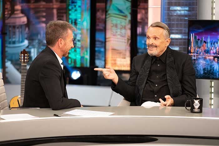 Miguel Bosé y Pablo Motos