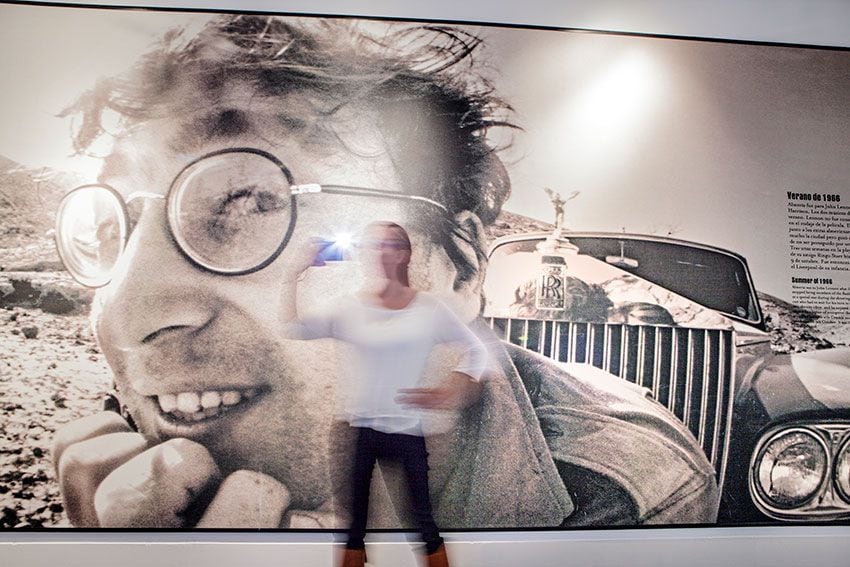 Habitacion de John Lennon en la Casa del Cine de Almería